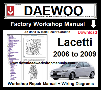 Daewoo Lacetti Workshop Service Repair Manual Download